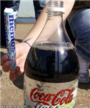 បំរាម៖ ហាមញុំា Mentos ជាមួយនឹង Coca, Pepsi ឬសូដា
