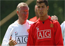 Cristiano Ronaldo បង្ហាញពីការដឹងគុណទៅ Sir Alexferguson តាម Twitter