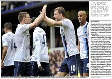 Man City អាចនិងបាត់បង់ កៅអី Champion League ទោះបីជា ឈ្នះពានរង្វាន់ Premier League ក៏ដោយ