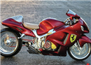 Suzuki Hayabusa របស់អ្នកលេងម៉ូតូ Ferrari