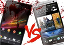 HTC One វាស់កាមេរ៉ាជាមួយ Sony Xperia Z