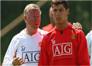 Cristiano Ronaldo បង្ហាញពីការដឹងគុណទៅ Sir Alexferguson តាម Twitter